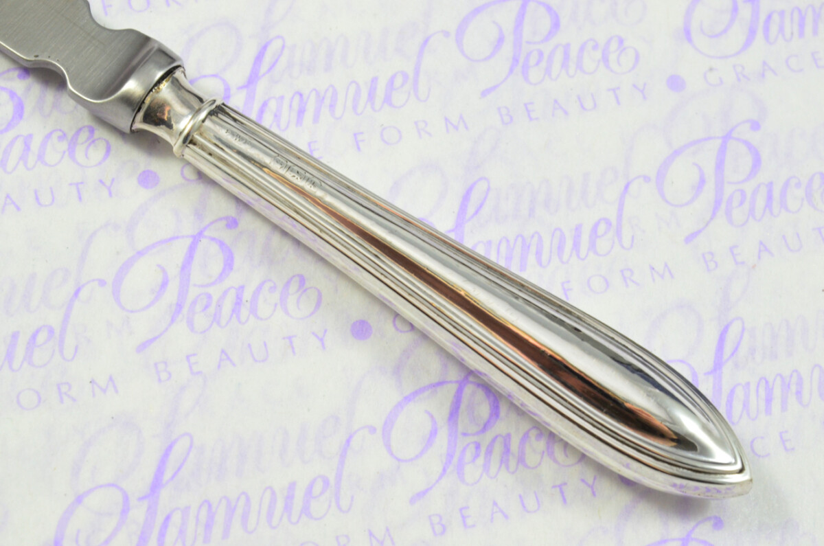 C.W.Fletcher Sheffield Sterling Silver Handled Letter Opener Sandringham Pattern 1927 Cased - Image 4