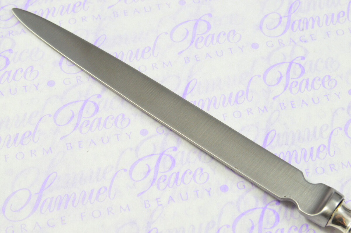 C.W.Fletcher Sheffield Sterling Silver Handled Letter Opener Sandringham Pattern 1927 Cased - Image 6