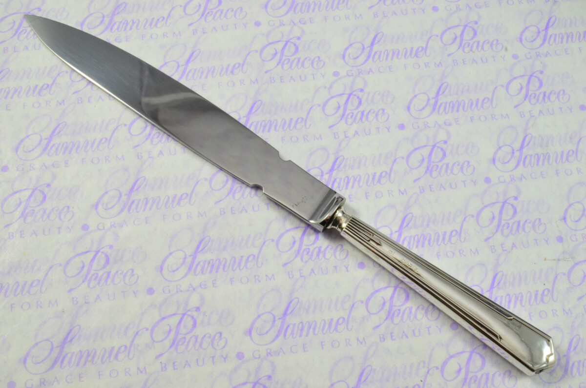 William Yates Sheffield Sterling Silver Handled Letter Opener Zenith Pattern 1963 Cased - Image 3