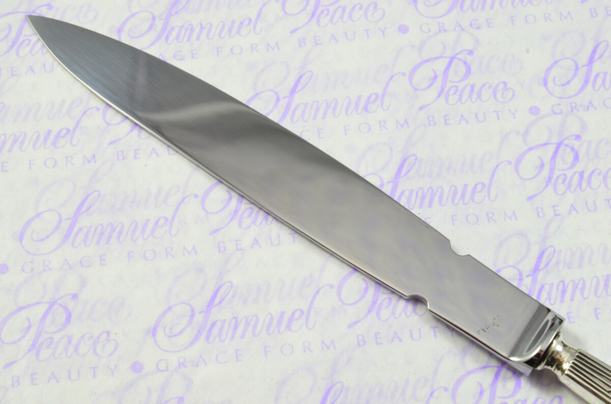 William Yates Sheffield Sterling Silver Handled Letter Opener Zenith Pattern 1963 Cased - Image 6