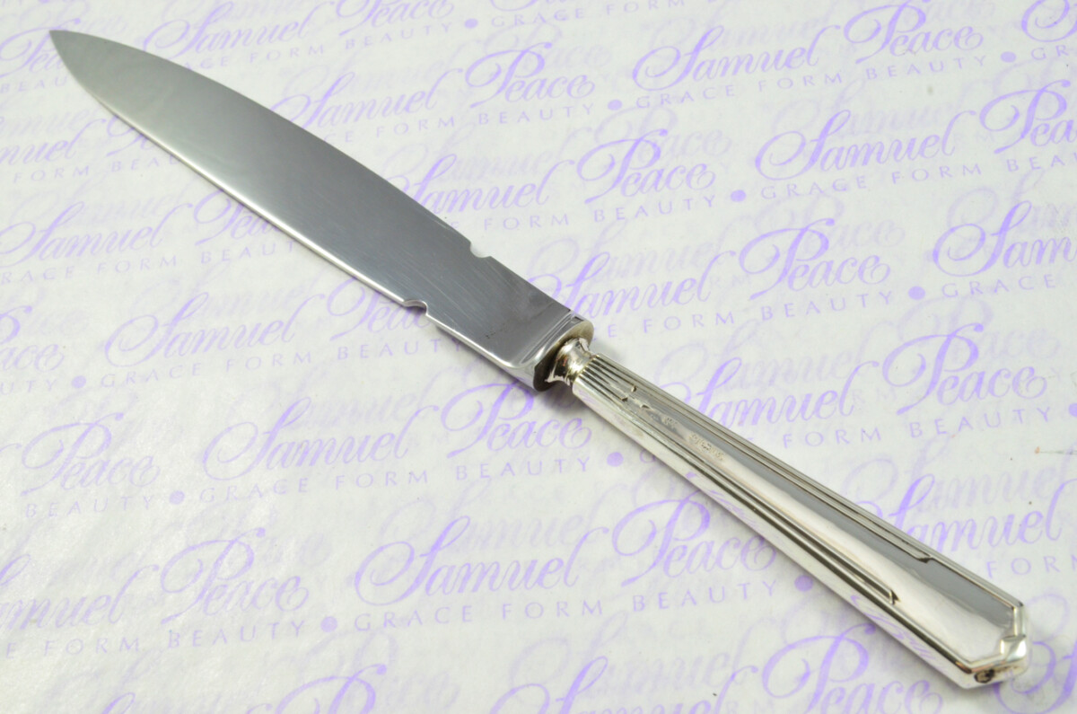 William Yates Sheffield Sterling Silver Handled Letter Opener Zenith Pattern 1963 Cased - Image 7
