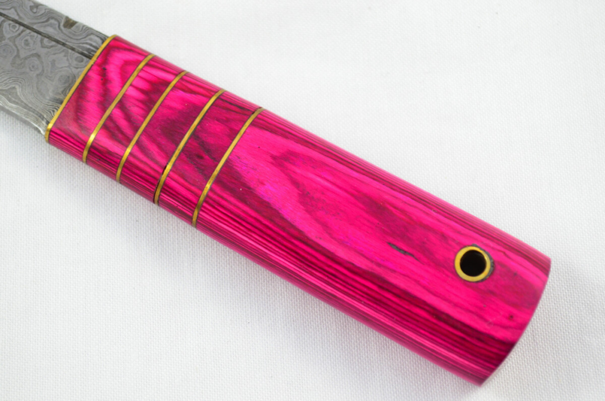 New Fantastic Genuine Laminate Handle Sgian Dubh Bottle Opener Damascus Steel Made in Sheffield England - Image 3