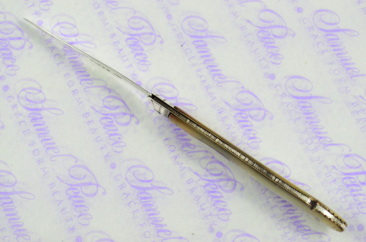 Pristine Silver Bladed Mother Of Pearl Fully Restored Sheffield Made Pen/Pocket Knife 1870 - Image 8