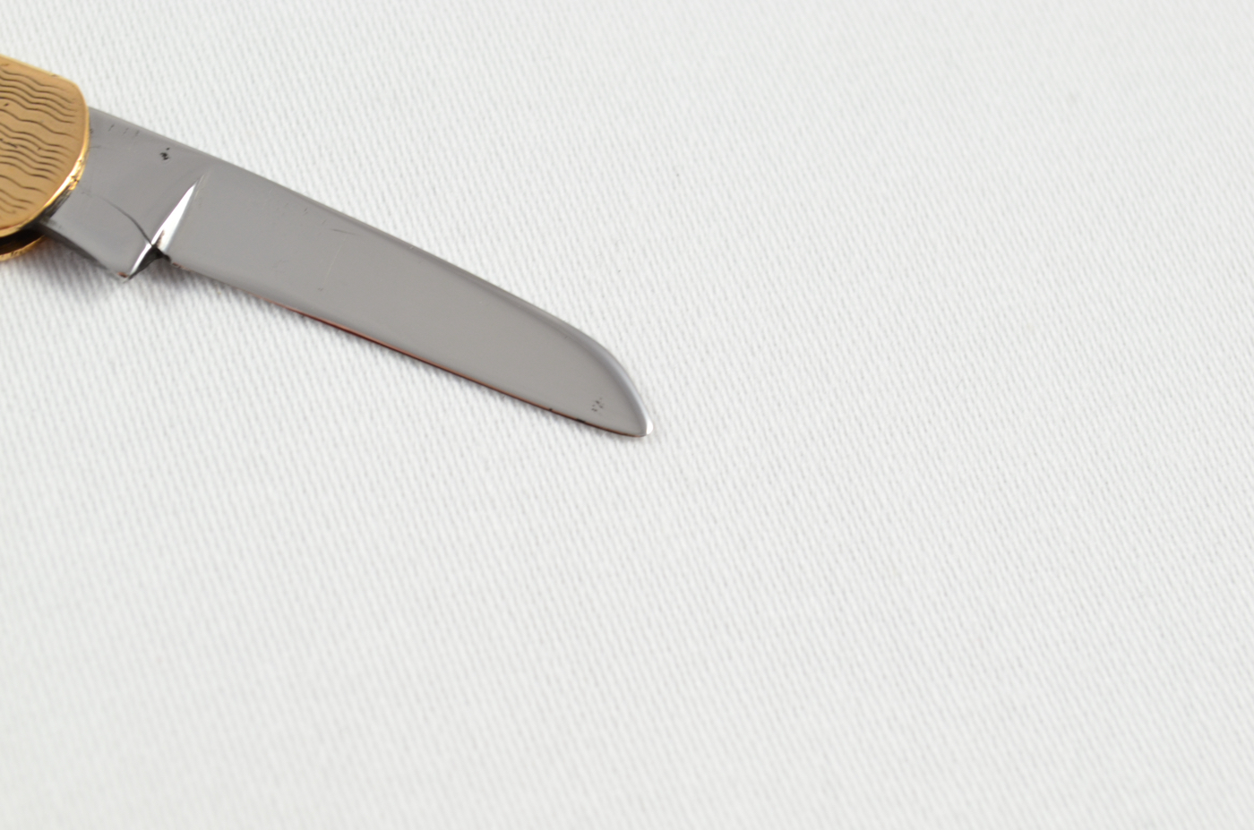 A Copper Plate Engine Turned Pocket Pen Knife Sheffield - Image 4
