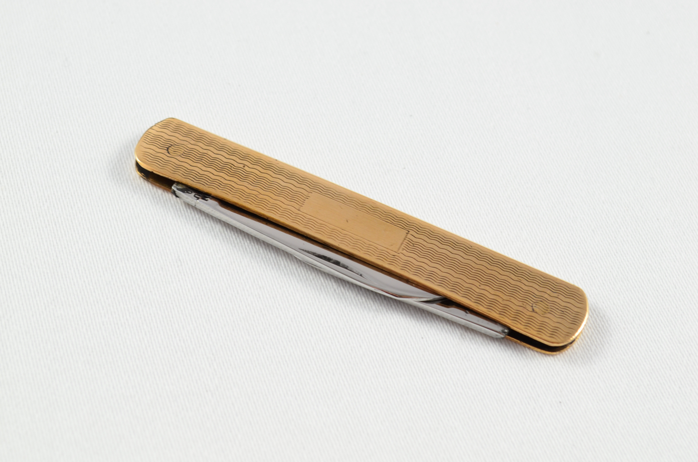 A Copper Plate Engine Turned Pocket Pen Knife Sheffield - Image 6