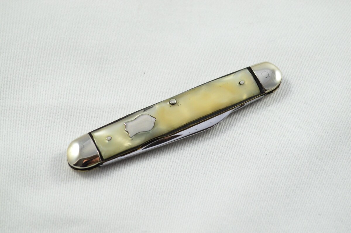 C.Johnson Carbon Steel Bladed Pearlex Scaled Pen/Fruit Knife Sheffield - Image 7