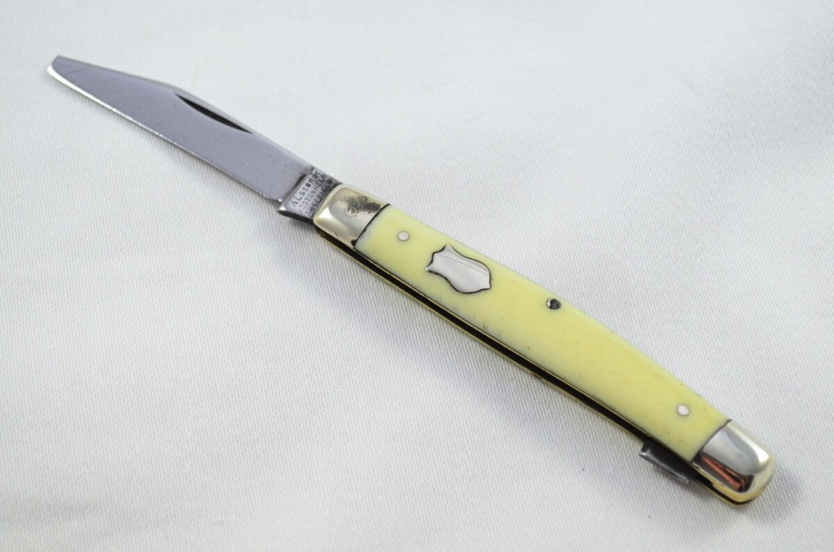 George Wostenholme Carbon Steel Bladed Imitation Ivory Scaled Pen/Fruit Knife Sheffield - Image 2