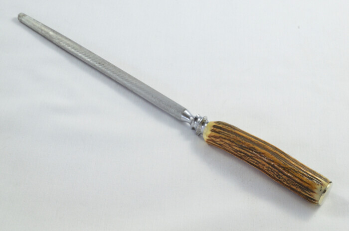 Beautiful Sheffield Handmade Authentic Stag Antler Horn Handled 3 Piece Carving Set - Image 13