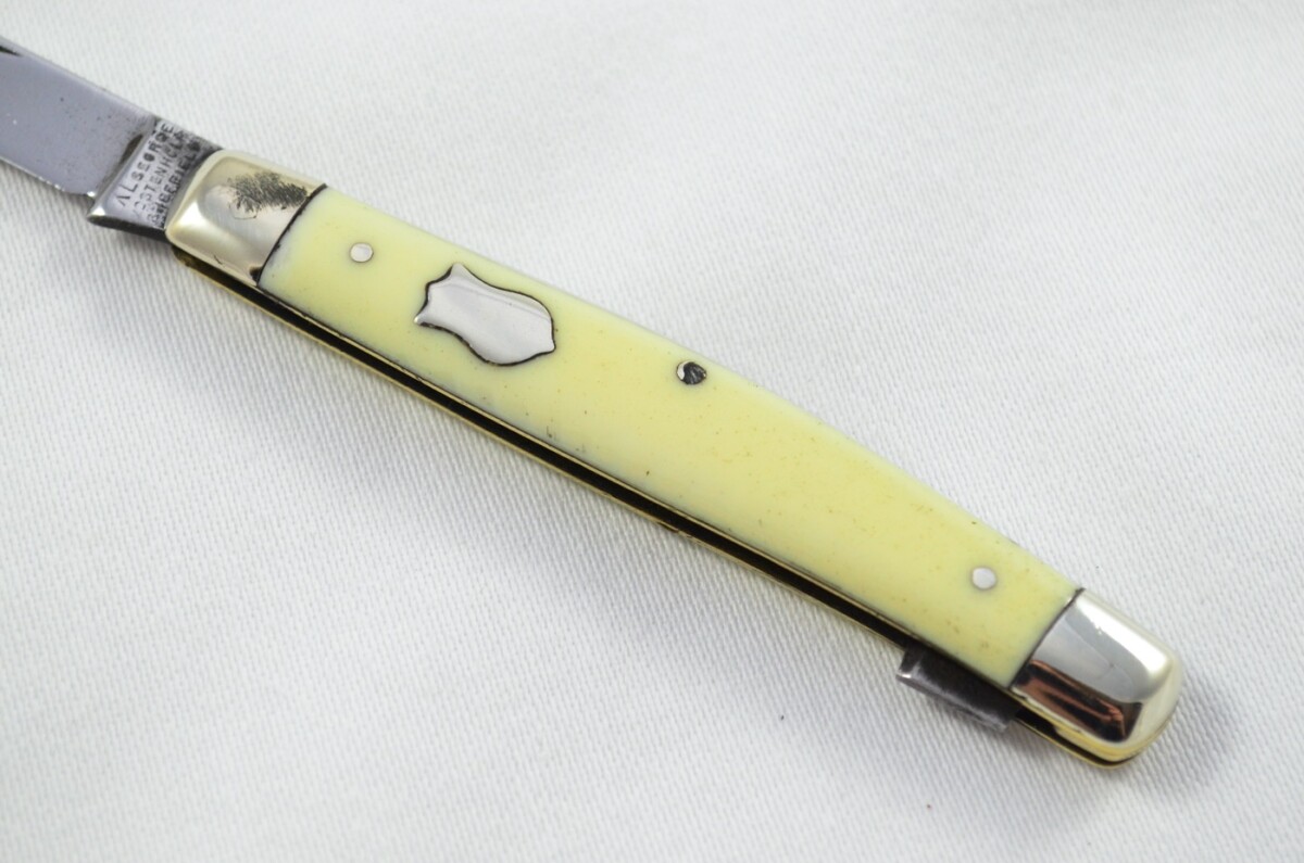 George Wostenholme Carbon Steel Bladed Imitation Ivory Scaled Pen/Fruit Knife Sheffield - Image 5