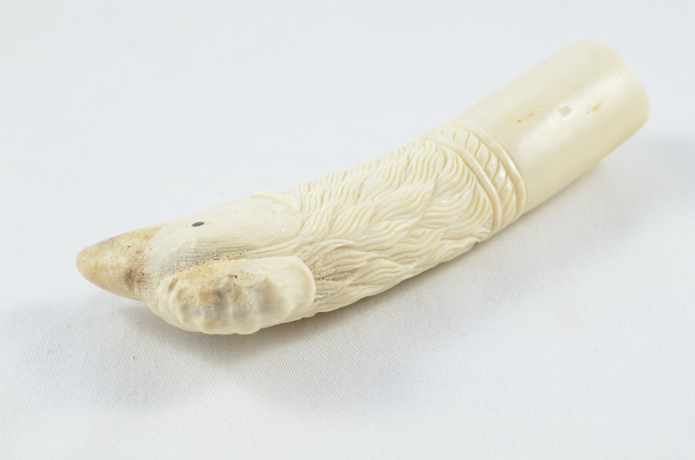 Large Rooster Carved Walking Stick Cane Top Handle Stag Antler Horn Made Sheffield England - Image 3