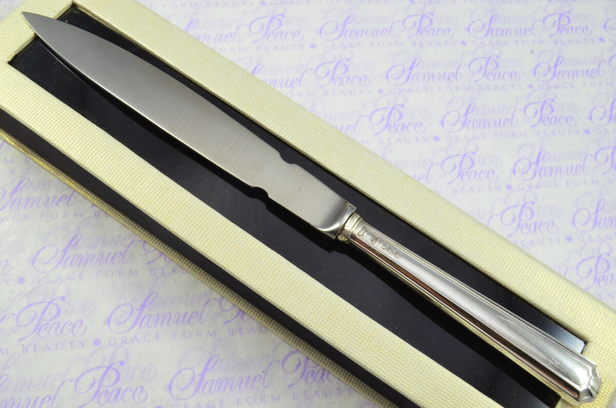 Travis Wilson & Co Sheffield Sterling Silver Handled Letter Opener Howard Pattern 1953 Cased