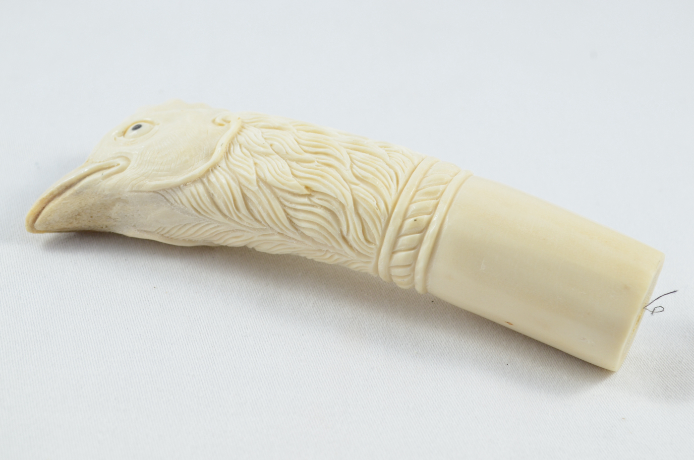Large Rooster Carved Walking Stick Cane Top Handle Stag Antler Horn Made Sheffield England - Image 4