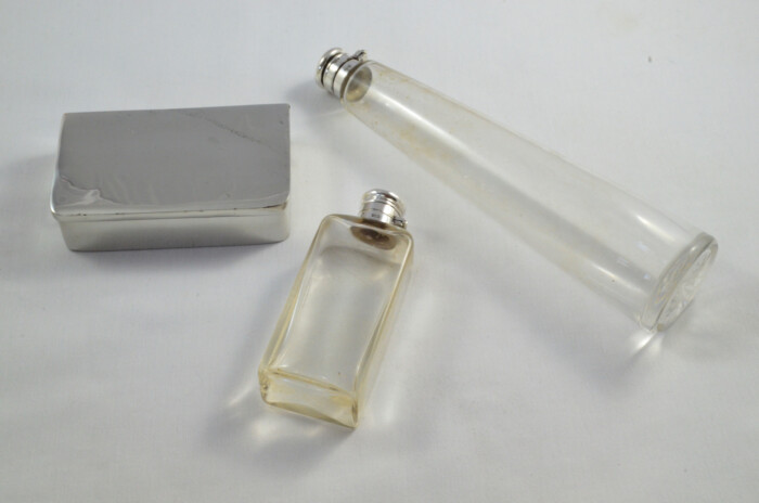 1880 James Dixon & Sons RARE Antique Equestrian Water Flask & Sandwich Box - Original Leather Cases - Image 16