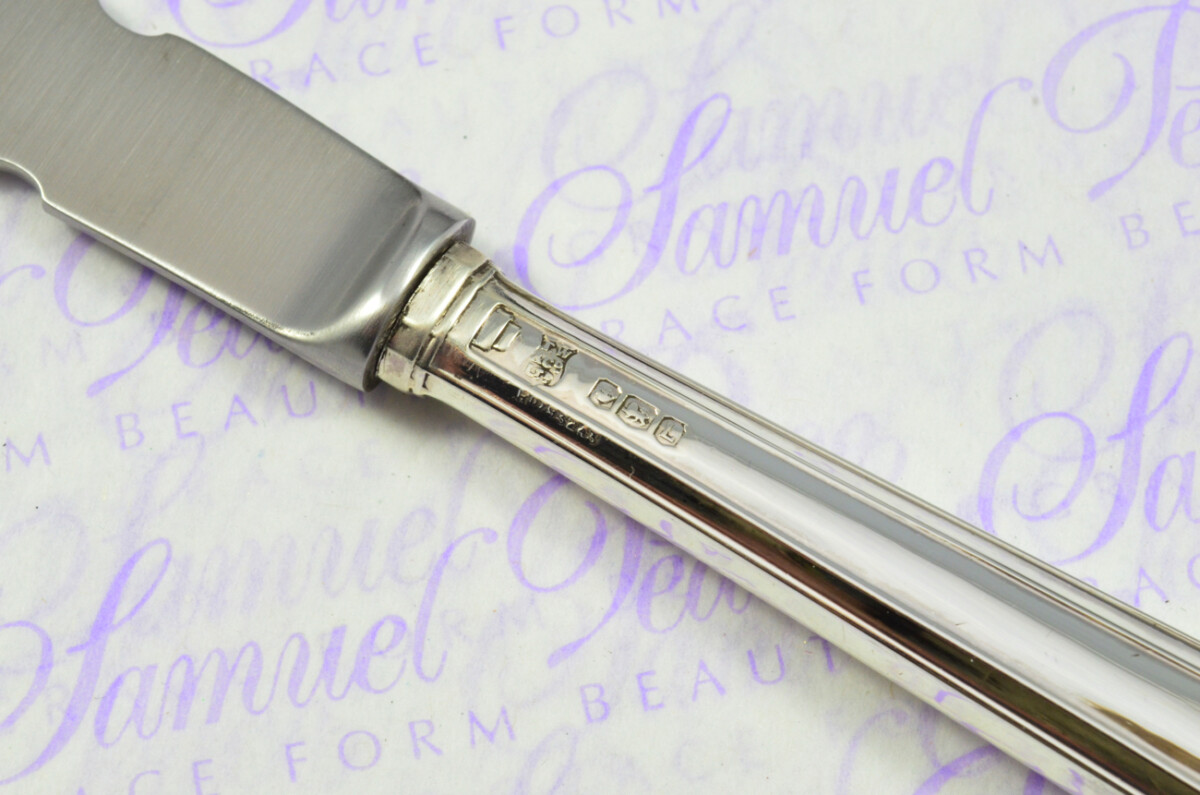 Travis Wilson & Co Sheffield Sterling Silver Handled Letter Opener Howard Pattern 1953 Cased - Image 6