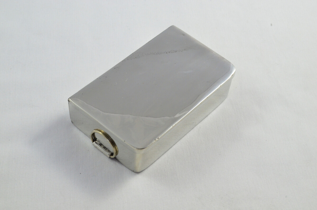 1880 James Dixon & Sons RARE Antique Equestrian Water Flask & Sandwich Box - Original Leather Cases - Image 3