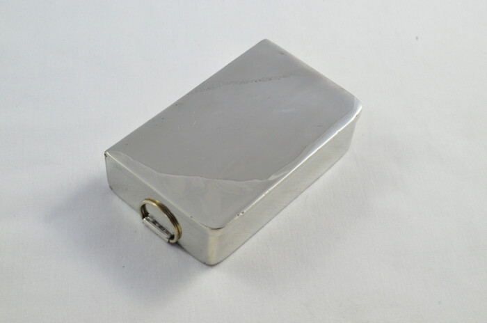 1880 James Dixon & Sons RARE Antique Equestrian Water Flask & Sandwich Box - Original Leather Cases - Image 3