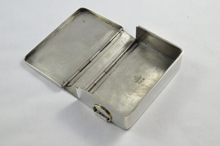 1880 James Dixon & Sons RARE Antique Equestrian Water Flask & Sandwich Box - Original Leather Cases - Image 5