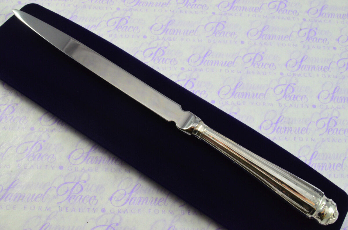 Barker Brothers Sheffield Sterling Silver Handled Letter Opener Gainford Pattern 1903 Cased