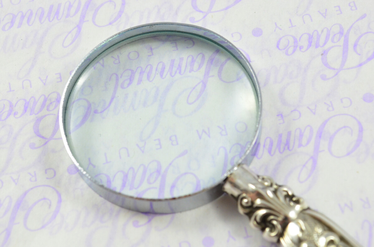 Mappin & Webb Hamilton Pattern Sterling Silver Magnifying Glass Sheffield 1910 - Image 7