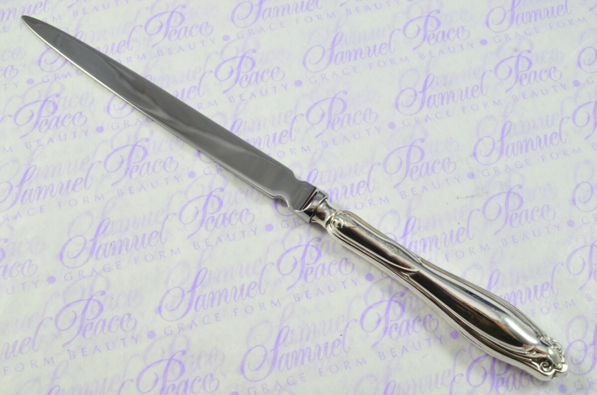 William Yates Sheffield Sterling Silver Handled Letter Opener Harewood Pattern 1921 Cased - Image 3