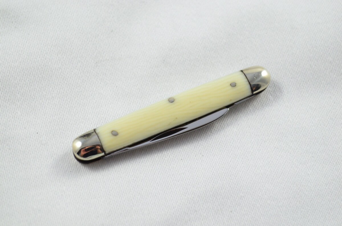 George Wostenholme Carbon Steel Bladed Imitation Ivory Scaled Pen/Fruit Knife Sheffield - Image 8