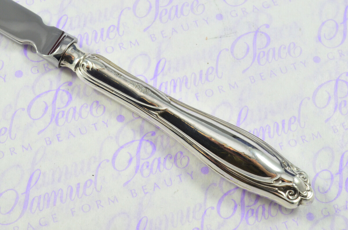 William Yates Sheffield Sterling Silver Handled Letter Opener Harewood Pattern 1921 Cased - Image 4