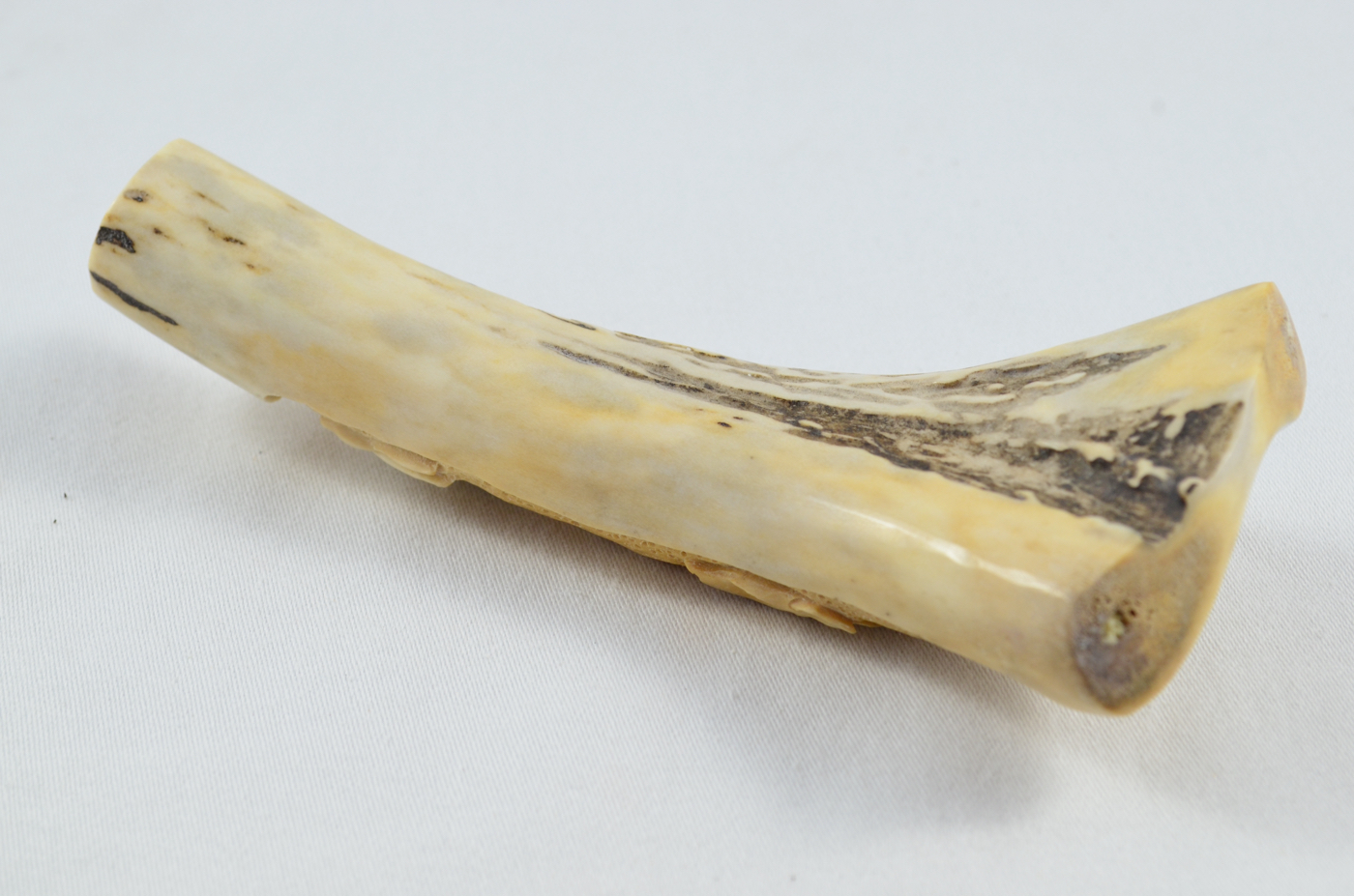 Hare & Hound Carved Walking Stick Cane Top Handle Stag Antler Horn Made Sheffield England - Image 4