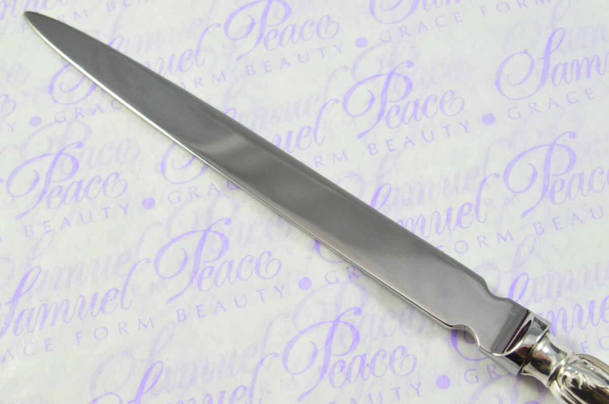William Yates Sheffield Sterling Silver Handled Letter Opener Harewood Pattern 1921 Cased - Image 7