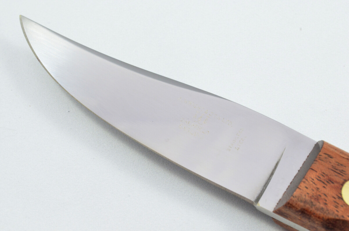 Rosewood Boating/Yachting Knife Sheffield Made Stainless Steel Leather Sheath - Image 4