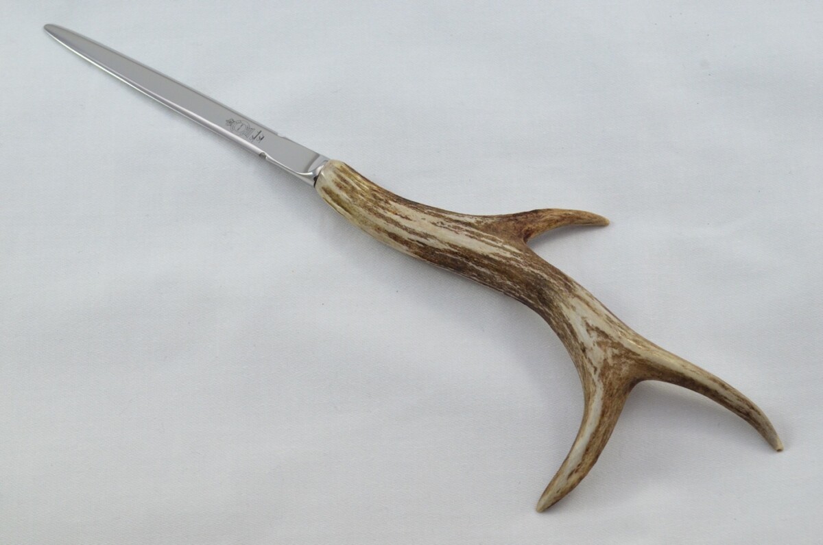 Genuine Roe Deer Stag Horn Antler Handled Ladies Letter Opener Made in Sheffield England