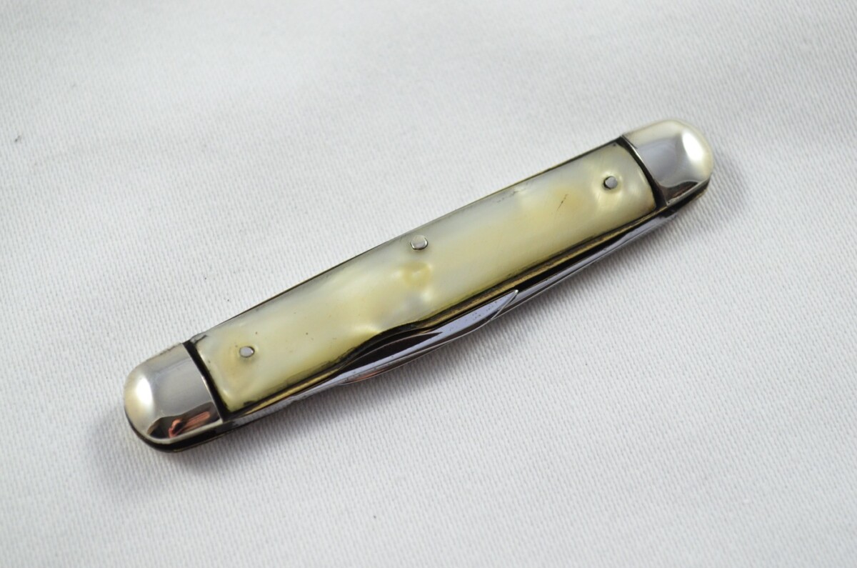 C.Johnson Carbon Steel Bladed Pearlex Scaled Pen/Fruit Knife Sheffield - Image 8