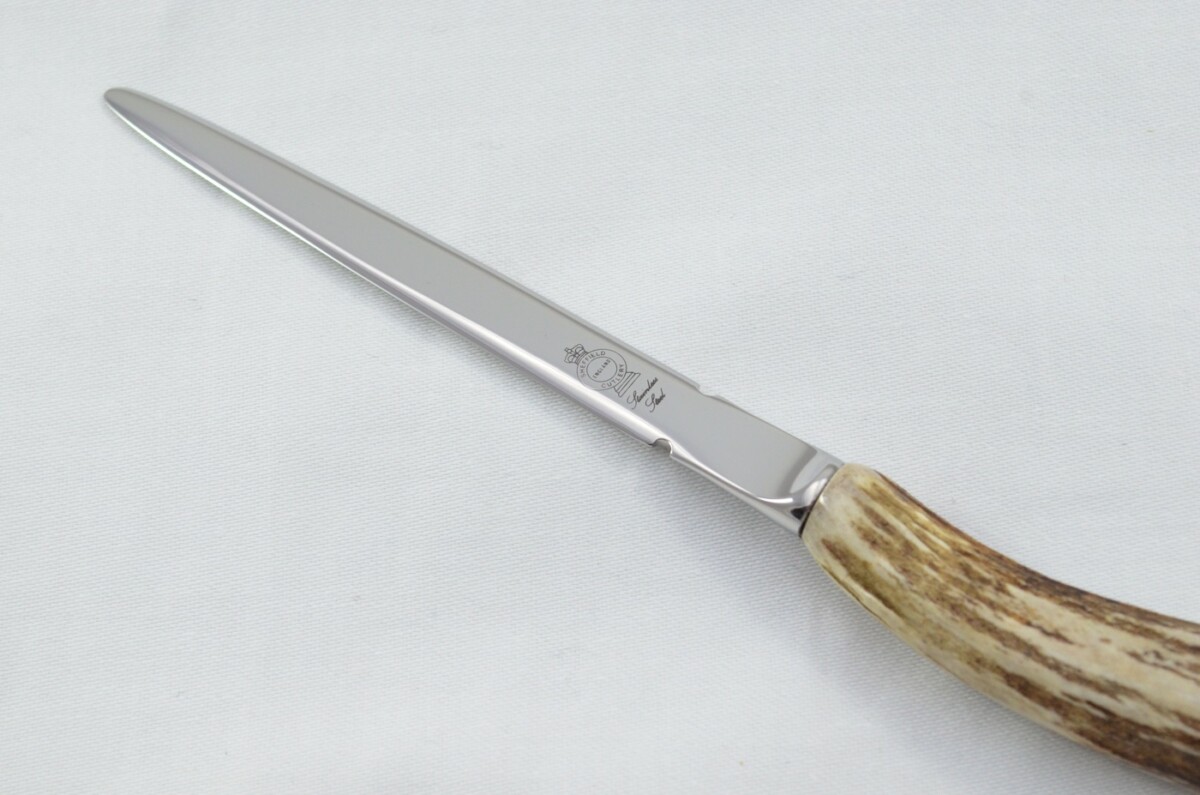 Genuine Roe Deer Stag Horn Antler Handled Ladies Letter Opener Made in Sheffield England - Image 3