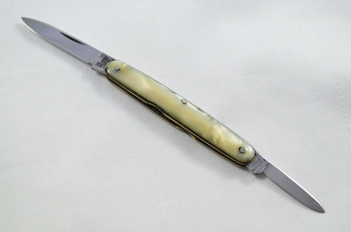 George Wostenholme Carbon Steel Bladed Pearlex Scaled Pen/Fruit Knife Sheffield - Image 2