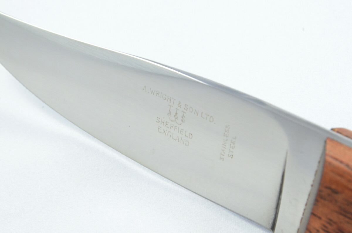 Rosewood Boating/Yachting Knife Sheffield Made Stainless Steel Leather Sheath - Image 6
