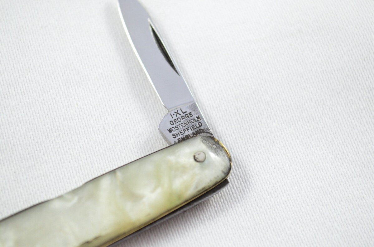 George Wostenholme Carbon Steel Bladed Pearlex Scaled Pen/Fruit Knife Sheffield - Image 4