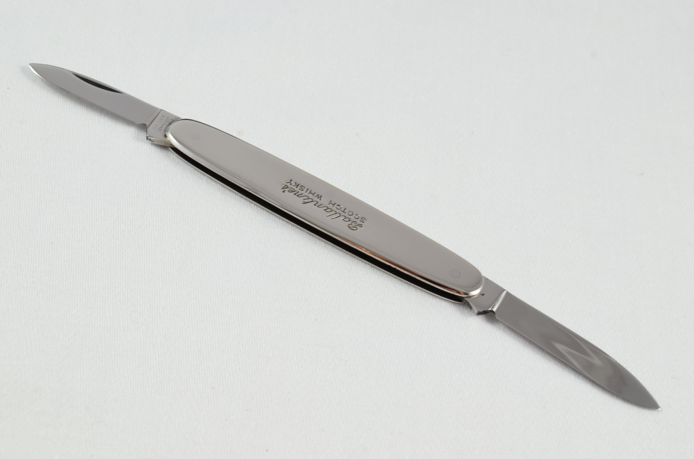 A Ballantine Whisky Folding Nickel Scaled Advertising Pocket Pen Knife Sheffield - Image 5