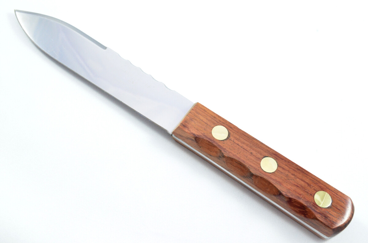Rosewood Green River Knife Sheffield Made Stainless Steel Leather Sheath - Image 2