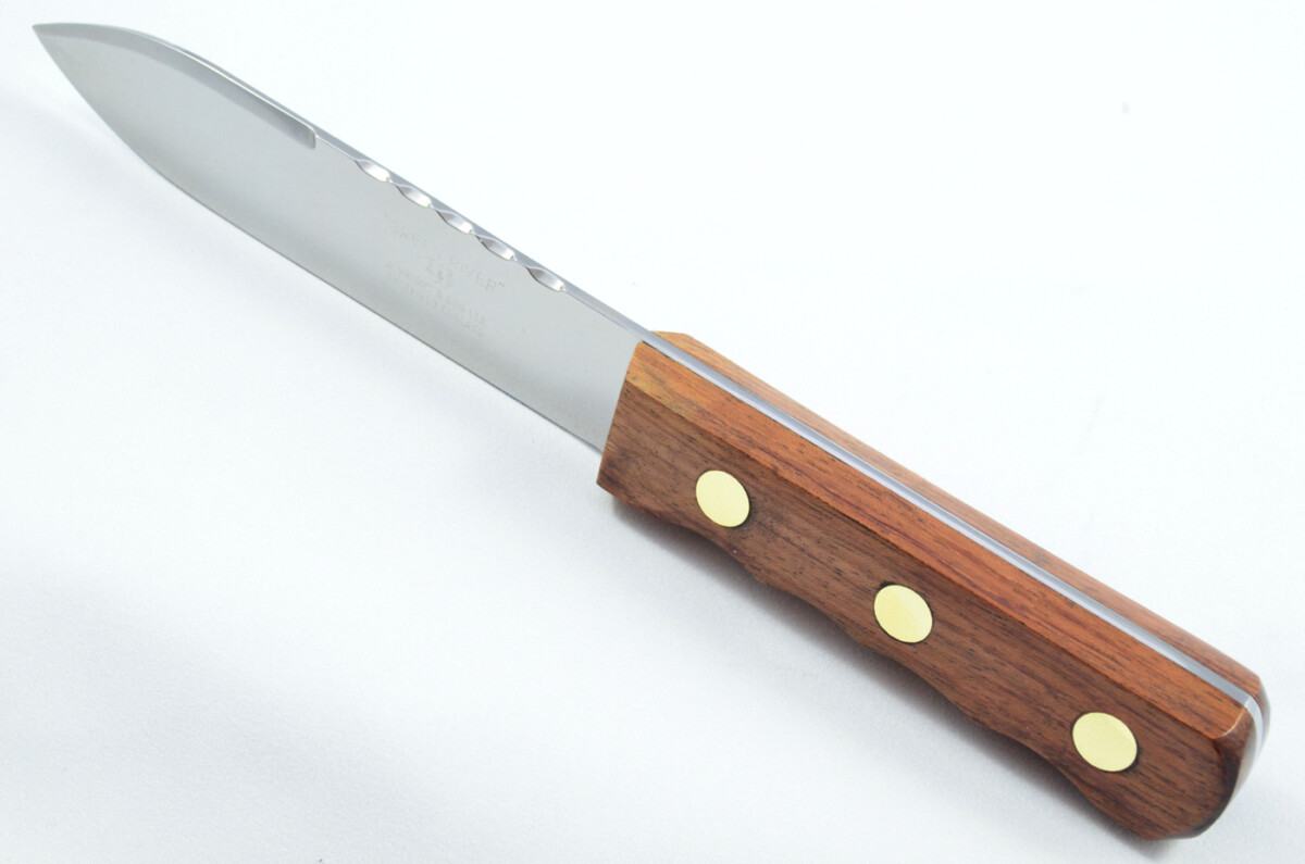 Rosewood Green River Knife Sheffield Made Stainless Steel Leather Sheath - Image 6
