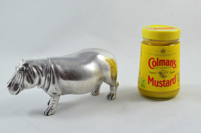 Fantastic Sterling Silver Electroformed  Hippo Hallmarked 2024 Made In Sheffield England - Image 8
