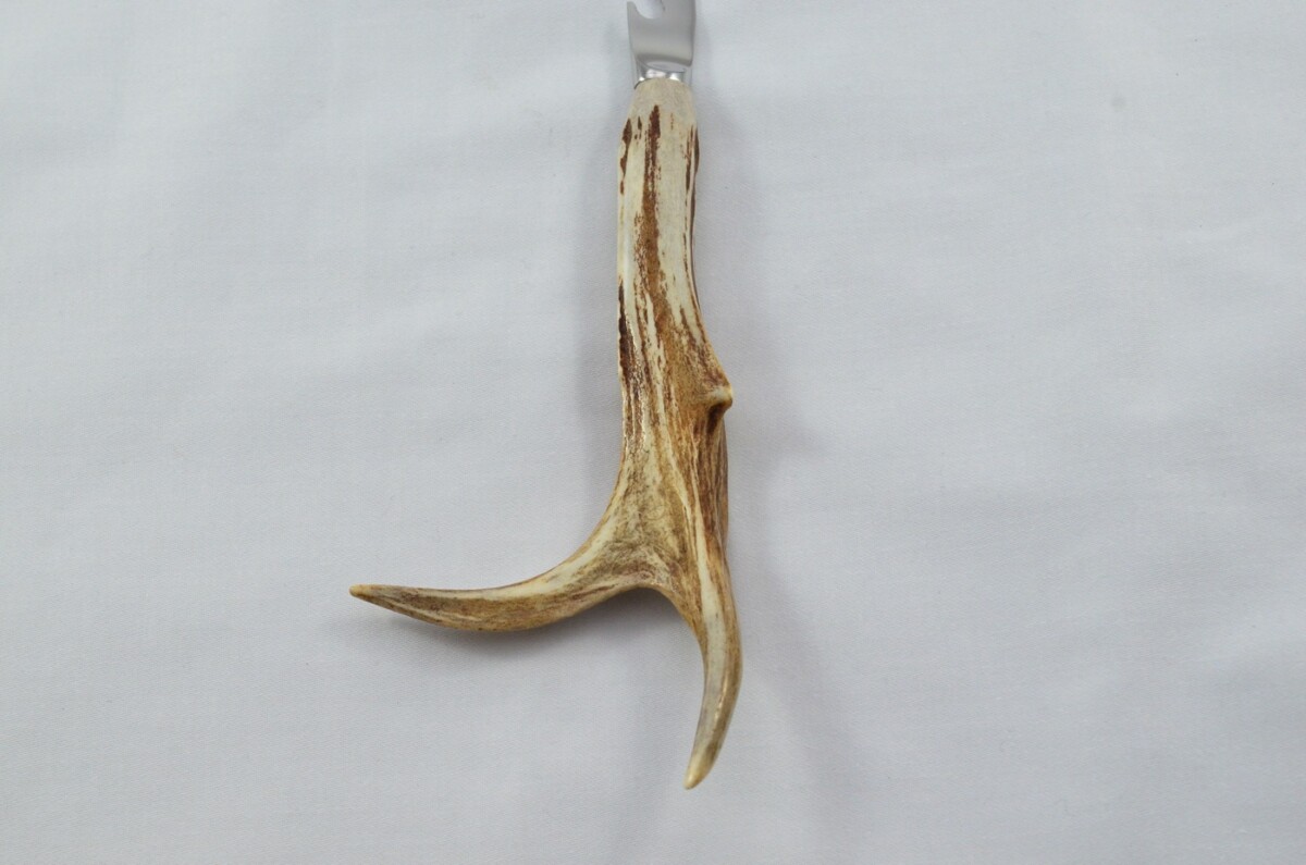 Genuine Roe Deer Stag Horn Antler Handled Bar Gin Knife Made in Sheffield England - Image 6