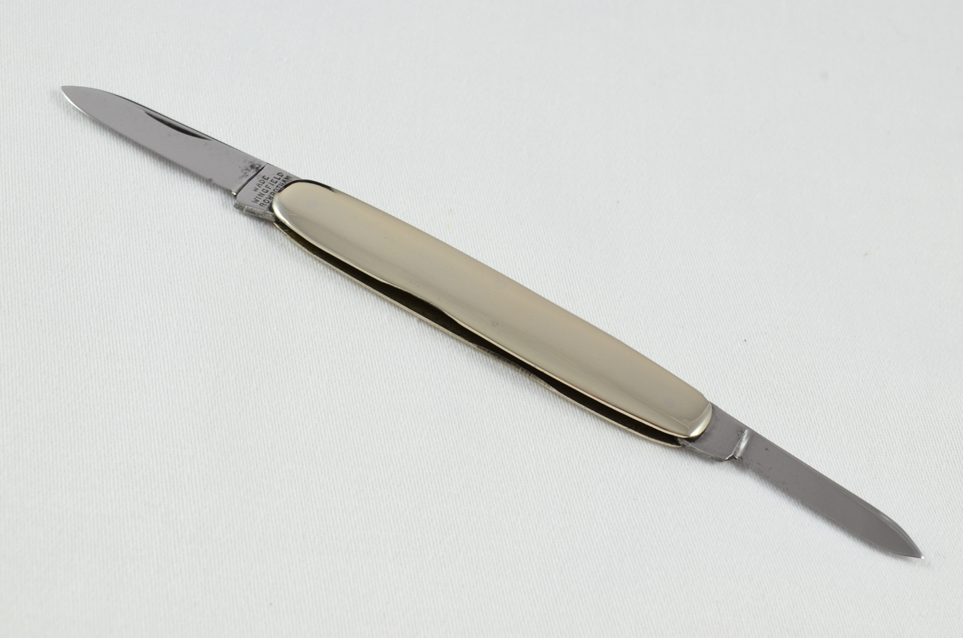 A W.W. Rowbotham Folding Nickel Scaled Pocket Pen Knife Sheffield