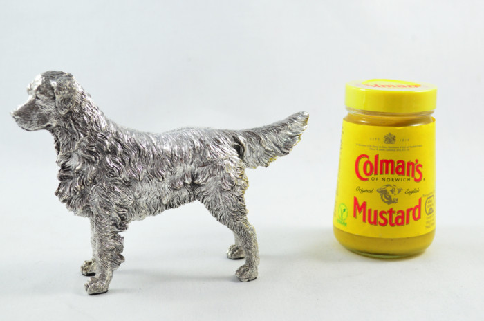 Fantastic Sterling Silver Electroformed Golden Retriever Hallmarked 2024 Made In Sheffield England - Image 7