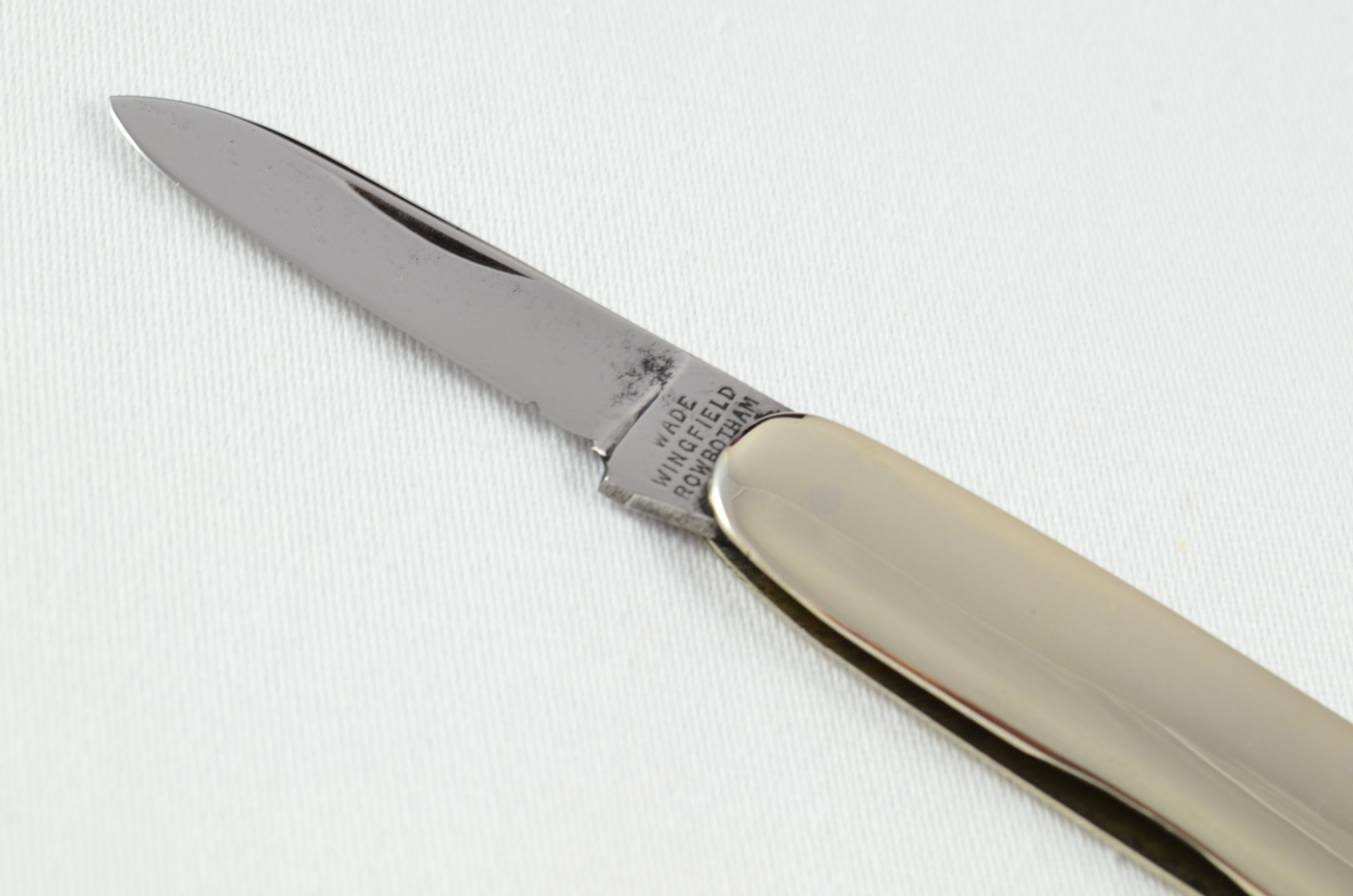 A W.W. Rowbotham Folding Nickel Scaled Pocket Pen Knife Sheffield - Image 3