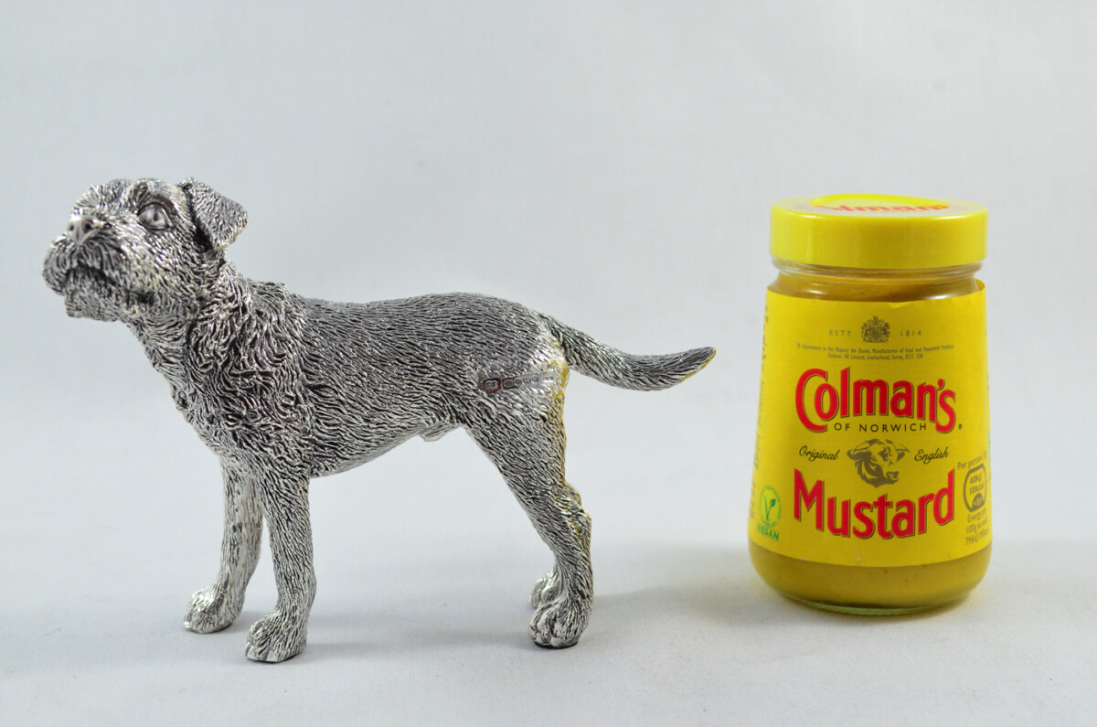 Fantastic Sterling Silver Electroformed Border Terrier Hallmarked 2024 Made In Sheffield England - Image 7