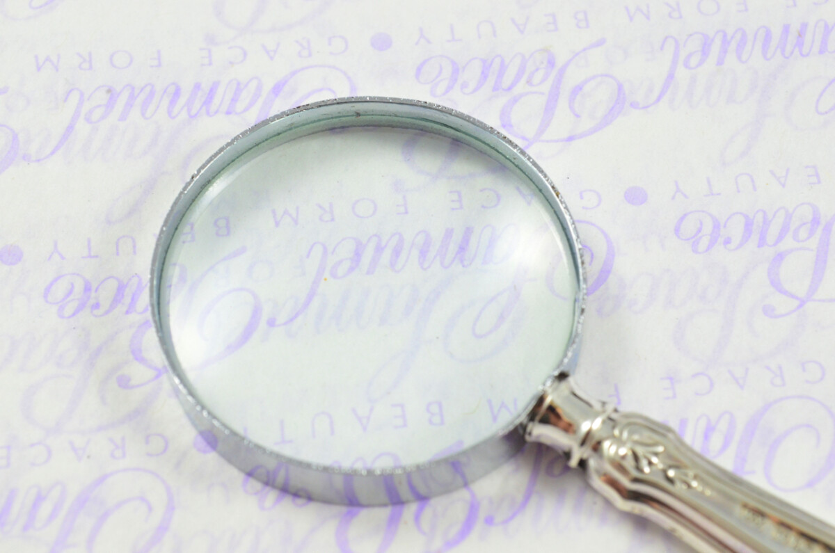 William Yates Paxton Pattern Sterling Silver Magnifying Glass Sheffield 1916 - Image 7