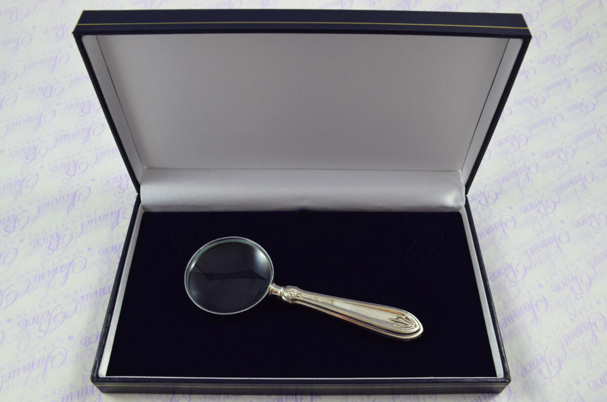 William Yates Paxton Pattern Sterling Silver Magnifying Glass Sheffield 1916 - Image 10
