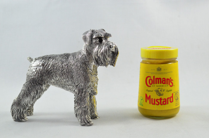Fantastic Sterling Silver Electroformed Schnauzer Hallmarked 2024 Made In Sheffield England - Image 8
