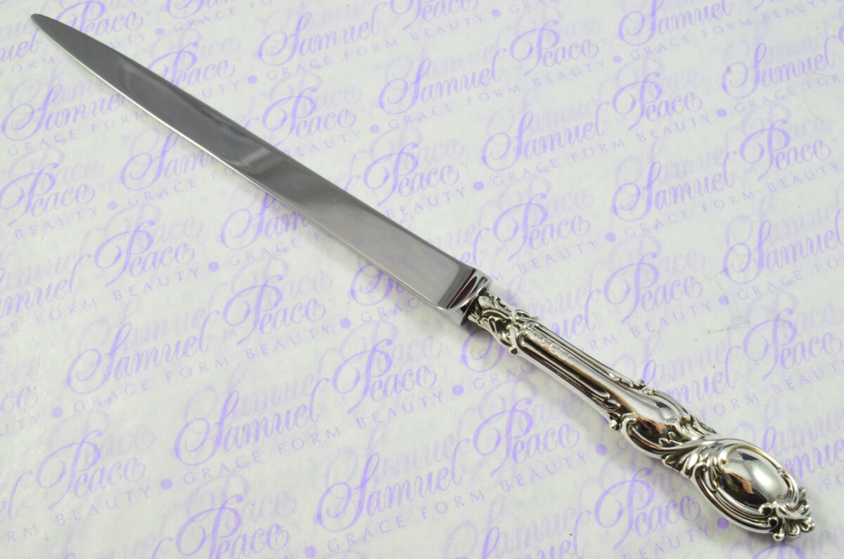 Harrison Brothers & Howson Sheffield Sterling Silver Handled Letter Opener Featherstone Pattern 1894 Cased - Image 3