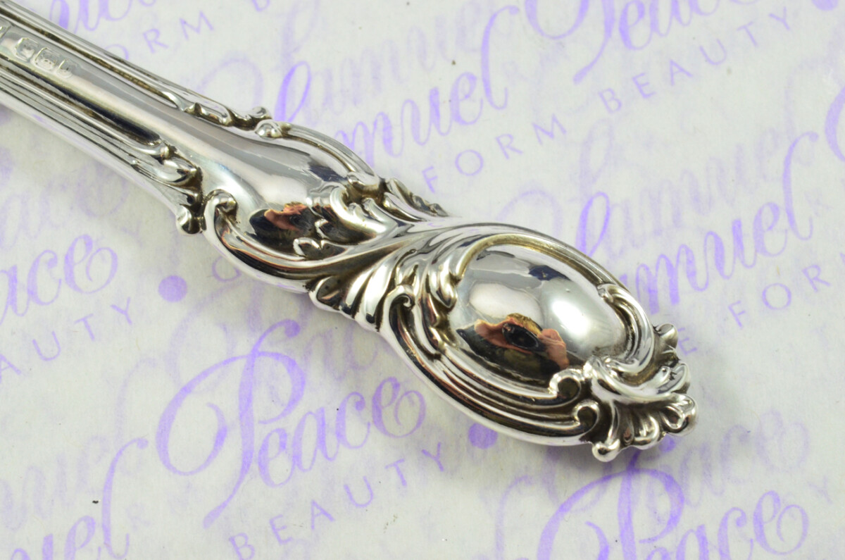 Harrison Brothers & Howson Sheffield Sterling Silver Handled Letter Opener Featherstone Pattern 1894 Cased - Image 5