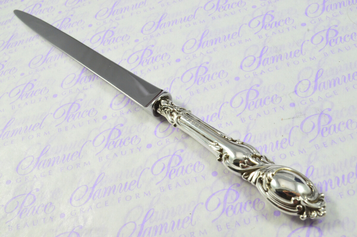 Harrison Brothers & Howson Sheffield Sterling Silver Handled Letter Opener Featherstone Pattern 1894 Cased - Image 8
